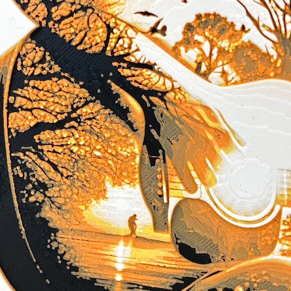 Sunset Serenade Wall Art, Acoustic Guitar Sunset Silhouette, Nature Guitar Art - Picture 3 of 10